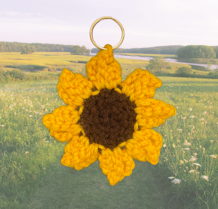 Sunflower Keychain