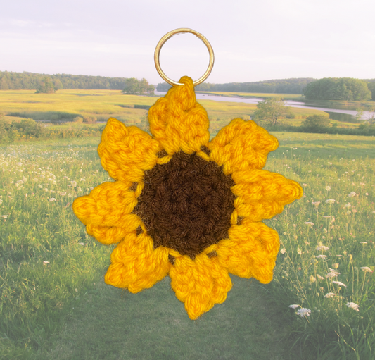 Sunflower Keychain