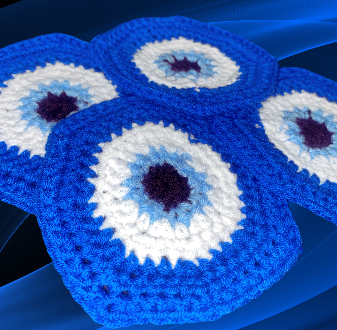 Blue Evil Eye Coasters