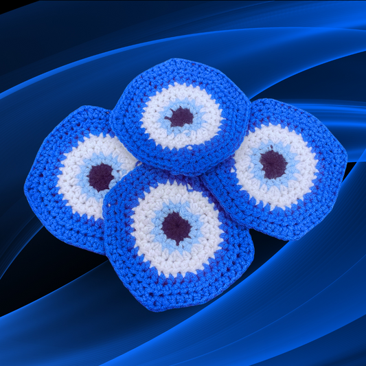 Blue Evil Eye Coasters