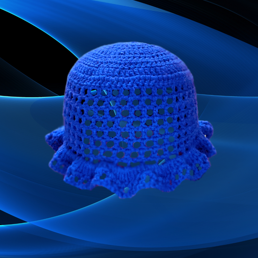 Frilly Mesh Bucket Hat